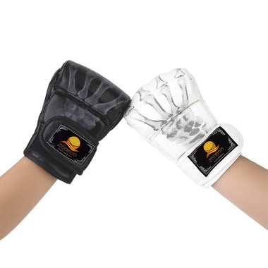 Black & White Sparring Gloves