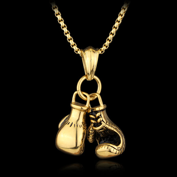 Boxing Gloves Pendant Necklace