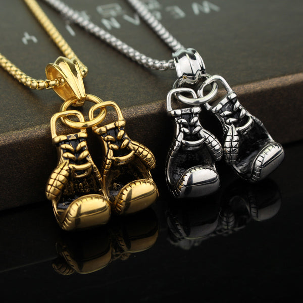 Boxing Gloves Pendant Necklace