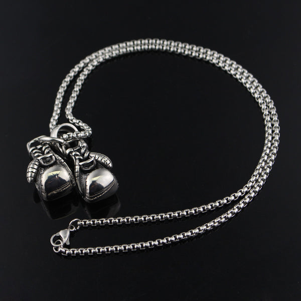 Boxing Gloves Pendant Necklace