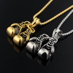 Boxing Gloves Pendant Necklace