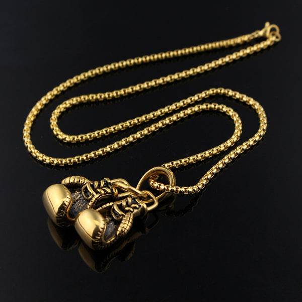 Boxing Gloves Pendant Necklace
